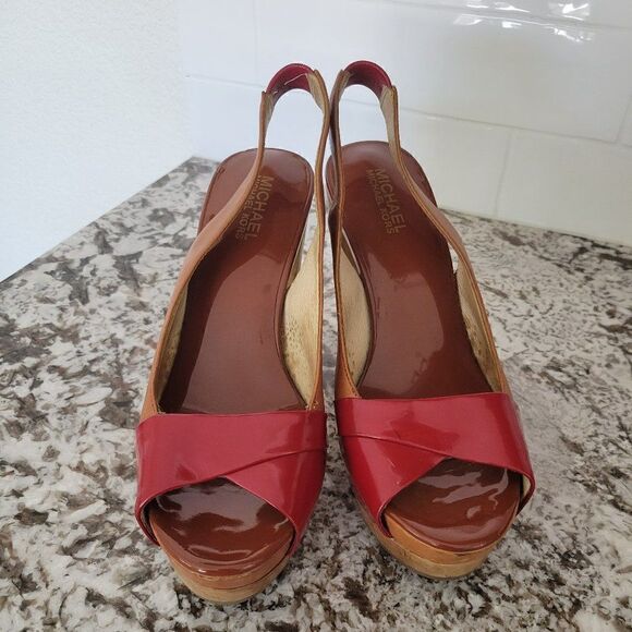 Michael Kors platform sandals size 7M‎ - Picture 1 of 12
